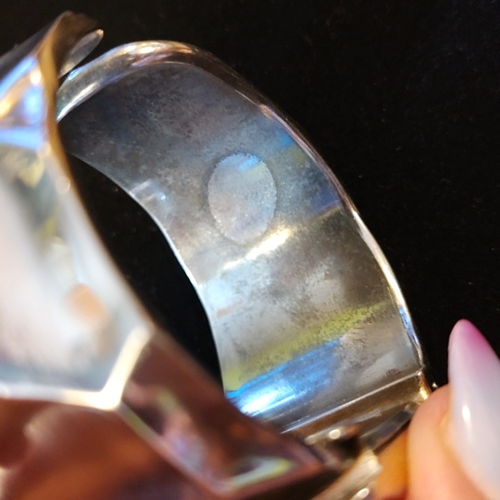 Geneva Two-Tone Cuff Watch - Picture 6 of 8